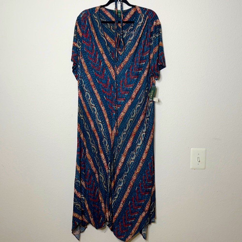 Lauren by Ralph Lauren plus 3x lined dress NWT